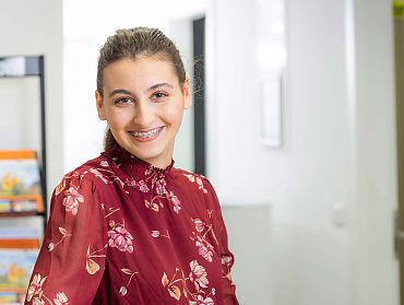 Mitarbeiterfoto einer Azubine