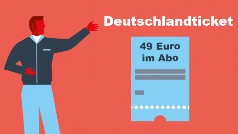 Werbung für das D-Ticket