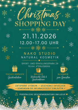 Plakat Christmas-Shopping NAKO-Studio